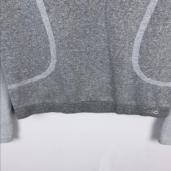 Ryka Gray Zip Up Fitted Sweater with Athletic Design Size XL - Picture 6 of 9